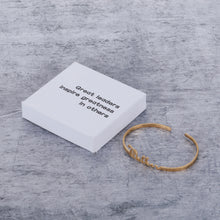 Load image into Gallery viewer, Great leaders inspire greatness in others Personalized Name Bar Bracelet, Stainless Steel Custom Engraved Inspirational Cuff Bangle