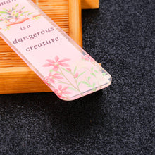 Load image into Gallery viewer, Stocking Stuffers for Women Bookmarks for Women Book Lovers Gifts for Readers Gifts for Friends Female Inspirational Gifts Cute Acrylic Bookmark Tassels Christmas Birthday Graduation Gift for Girls