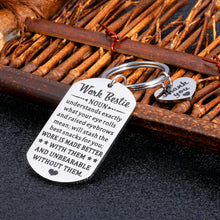 Load image into Gallery viewer, Gifts for Coworkers Office Gifts for Women Work Bestie Appreciation Valentines Day Gifts Bulk Thank You Gifts for Boss Friends Farewell Going Away Goodbye White Elephant Gifts Colleague Keychain