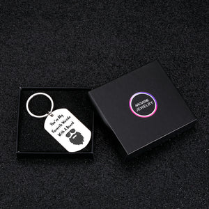 Funny Gifts for Men Valentines Day Gifts Anniversary Birthday Gifts for Husband Cute Keychain for Boyfriend Hubby Unique Gifts for 30 Year Old Man Fiance Cool Fun Naughty Gifts for Him Brothers