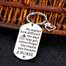 Load image into Gallery viewer, Nurse Gifts Nurse Inspirational Graduation Week Day Gifts Stocking Stuffers for Nursing Students New Nurse Birthday Christmas Gifts Nurse Appreciation Gifts for Women Practitioner RN Nurse Keychains