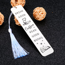 Load image into Gallery viewer, Book Markers Bookmarks for Women Kids Funny Gifts Cute Bookmarks for Men Book Lovers Christmas Birthday Gifts for Daughter Son Metal Halloween Bookmark Tassels Book Club College Student Gifts