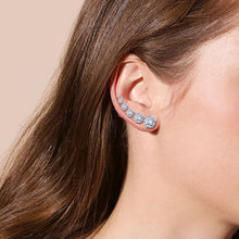 Load image into Gallery viewer, Wome’s Stainless Steel Earrings Cubic Zirconia Stud Earrings Set for Women Girls - 6 Pairs Heart &amp; Arrows Cut  Round Clear Square Earrings Christmas Gifts Stocking Stuffers Jewelry Men