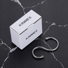 Load image into Gallery viewer, KINMES Heavy Duty S Hooks Pan Pot Holder Rack Hooks Hanging Hangers S Shaped Hooks for Kitchenware Pots
