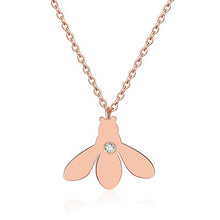 Load image into Gallery viewer, Valentine&#39;s Day Gift Bee Necklace - Honey Little Bumble Bee Pendant Necklace Bee Charm Animal Opal Birthday Christmas Gift Adjustable Chain Jewelry for Women Girls Wife Girlfriend