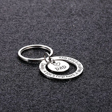 Load image into Gallery viewer, Dad Christmas Gifts Dad Stocking Stuffers Dad Presents Fathers Day Birthday Gifts for New Dad Father to Be from Wife Valentine Wedding Gifts for Stepdad Husband Men Him Father of the Bride Keyring