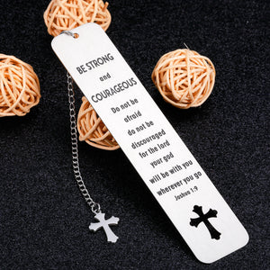 Christian Gifts Bookmarks for Women Inspirational Metal Bookmark for Kids Men Book Lover Birthday Christmas Easter Motivational Cross Bible Bookmark Religious Baptism Gift for Girls Daughter Teens