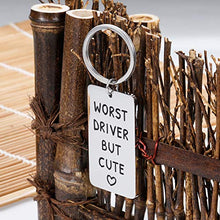 Load image into Gallery viewer, New Driver Keychain Gifts for Boyfriend Girlfriend Teen Boys Girls Friend Funny Drive Safe Car Key Keychains