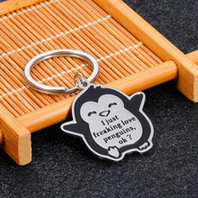 Load image into Gallery viewer, Penguin Gifts Cute Keychain Stocking Stuffer for Women Men Teenage Girls Gifts Ideas for Penguin Lovers Penguin Gifts for Women cool Keychains Birthday Christmas Gifts for Boys Friends Sisters