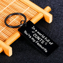 Load image into Gallery viewer, Gifts for Her Girlfriend Stocking Stuffers for Wife Christmas Anniversary Valentines Day Gifts Romantic Gift for Her Wife Birthday Gift Ideas Cute Keychain Funny Sister Keychain Fiancee Female Friend