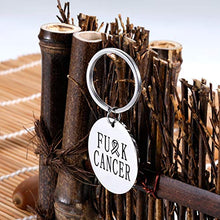 Load image into Gallery viewer, Cancer Keychain Gifs for Women Men Skin Lung Breast Cancer Awareness Gifs Ribbon Key Ring for Cancer Survivor Chemo Patients Inspirational Keychains for Women Friend Cancer Message Presents