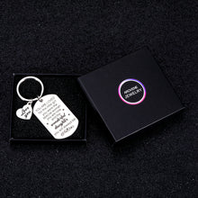 Load image into Gallery viewer, Daughter Gifts from Mom Girls Stocking Stuffers for Kids 18th 21st Birthday Christmas Graduation Gifts for Daughter in Law Wedding Pregnant Mom New Mom Gift Keychain for Her Stepdaughter from Dad