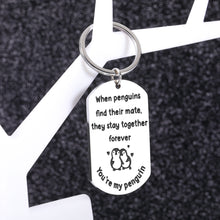 Load image into Gallery viewer, Gifts for Boyfriend Girlfriend Couple Gifts Husband Christmas Gifts Cute Keychain Stocking Stuffers for Wife Anniversary Birthday Romantic Cute Penguin Gifts for Him Her Valentines Day Gifts