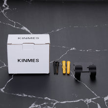 Load image into Gallery viewer, KINMES Black Coat Hooks Wall Mounted Single Prong Robe Hook for Hanging Towel Hooks with Screws for Bags, Hat, Cap, Scarf, Cup