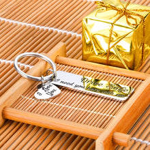 Load image into Gallery viewer, Drive Safe Keychain Valentines Day Birthday Gifts for Husband Boyfriend Wife Girlfriend Anniversary Christmas Gifts for Dad Mom Son Daughter Brother Present for Men New Driver Trucker Keyring