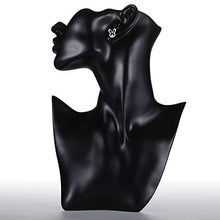 Load image into Gallery viewer, Cute Rabbit and Carrot Stud Earrings Fashion Delicate Cubic Zirconia Stud Dainty Animal Minimalist Stainless Steel Rose Gold Earrings Jewelry Christmas Gifs for Women