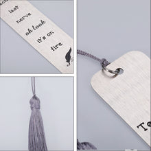 Load image into Gallery viewer, Teacher Christmas Gifts Teachers Gifts for Women Teacher Appreciation Gifts Funny Bookmarks for Women Teacher Day Birthday Gifts Graduation Retirement Valentines Presents for Teacher Male Female