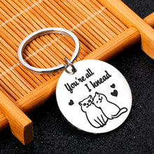 Load image into Gallery viewer, Valentines Day Gifts Funny Gifts for Women Men Cute Keychain for Boyfriend Girlfriend Couple Gifts Anniversary Birthday Gift for Him Her Husband Wife Cat Lover Best Friend Date Night Gifts for Couples