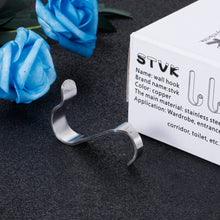 Load image into Gallery viewer, STVK 2pcs Hooks for Wall Mounted Hanging Heavy Duty Wall Hooks,Stainless Steel Hooks for Coats,Towels Fit for Bathroom  wall hooks decorative