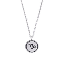 Load image into Gallery viewer, Capricorn Zodiac Necklace Star Birth Sign Necklace Gifts Horoscope Necklace Silver Tone 16&quot; - 18&quot; Chain Astrology Jewelry Pendant For Women Girls Constellation Celestial Necklace Zodiac Gifts