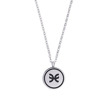 Load image into Gallery viewer, Pisces Zodiac Necklace Star Birth Sign Necklace Gifts Horoscope Necklace Silver Tone 16&quot; - 18&quot; Chain Astrology Jewelry Pendant For Women Girls Constellation Celestial Necklace Zodiac Gifts