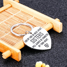 Load image into Gallery viewer, Sister Keychain GIFS from Sister BFF Christmas Birthday Friendship Long Distance GIFS for Women Best Friends Anniversary Graduation Thank You Gifts for Her Friend Teen Girls Sister Key Tag Jewelry
