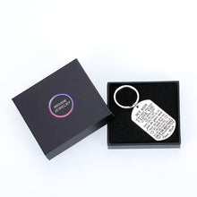Load image into Gallery viewer, To My Son Keychain Christmas Gifs From Mom Step Mother to Son Birthday 2020 Graduation Anniversary Inspirational Keychain For Stepson Never Forget How Much I Love You