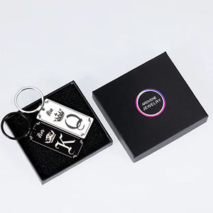 Gifts for Boyfriend Couple Valentines Day Gifts for Him Her Husband Cute Keychain Christmas Birthday Gifts for Girlfriend Wife 1 Year Anniversary Wedding Gifts for Fiance Fiancee Groom Bridge Gifts