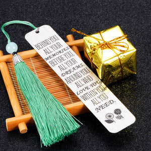 Christmas Gifts Inspirational Bookmark for Women Men Book Lover Friends 2022 Graduation Birthday Gifts for Students Teens Kids Appreation Bookmarks with Tassel for Teachers Retirement Boss Coworker Leaving Stocking Stuffers