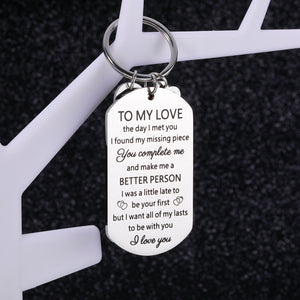 Gifts for Boyfriend Girlfriend Romantic Gifts for Her Him Christmas Anniversary Birthday Gifts for Couple Keychain for Boyfriend Wedding Engagement Gifts for Fiance Husband Valentines Presents