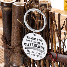 Load image into Gallery viewer, Teacher Appreciation Gifts Teacher Keychain Back to School End of Year Thanksgiving Valentine&#39;s Day Christmas Gifts for Teachers Retirement