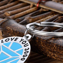 Load image into Gallery viewer, Father’s Day Xmas Gifs Keychain for Dad I Love You 3000 Anniversary Birthday Thanksgiving Inspire Gifs for Son Daughter Mom Papa Valentine Day for Girlfriend Boyfriend Jewelry for Her Him
