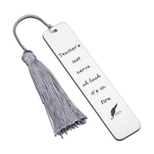 Load image into Gallery viewer, Teacher Christmas Gifts Teachers Gifts for Women Teacher Appreciation Gifts Funny Bookmarks for Women Teacher Day Birthday Gifts Graduation Retirement Valentines Presents for Teacher Male Female