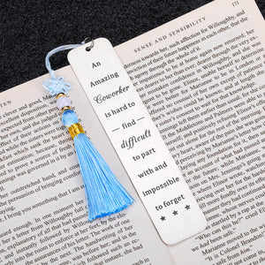 Christmas Office Gifts for Coworkers Thank You Gifts Appreciation Gifts for Coworkers White Elephant Gift Bookmark for Women Men Retirement Birthday Gifts for Boss Metal Bookmarks Bulk for Book Lover
