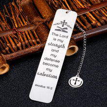 Load image into Gallery viewer, Christian Bookmarks for Women Men Book Markers for Book Lovers Inspirational Religious Bible Verse Gifts for Girls Teens Metal Bookmark Christmas Birthday Graduation Gifts for Daughter Son Boys
