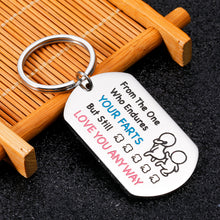 Load image into Gallery viewer, Stocking Stuffers for Men Women Gifts for Boyfriend Girlfriend Christmas Valentines Gifts Funny Keychain 1 Year Anniversary Birthday Romantic Gifts for Her Halloween Wedding Gifts for Couple Girls