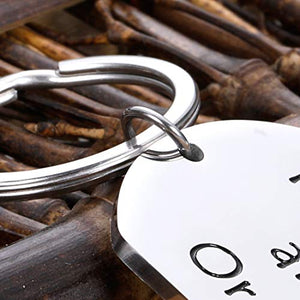 Funny Couple Keychain for Boyfriend Husband Thanks for All The Orgasms Valentine's Day Anniversary Christmas Birthday Gag Gifts for Men from Wife Girlfriend