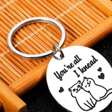 Load image into Gallery viewer, Valentines Day Gifts Funny Gifts for Women Men Cute Keychain for Boyfriend Girlfriend Couple Gifts Anniversary Birthday Gift for Him Her Husband Wife Cat Lover Best Friend Date Night Gifts for Couples