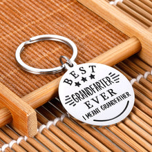 Load image into Gallery viewer, Funny Grandfather Keychain Fathers Day Christmas Gag Gifts for Papa Grandpa Hilarious Keychain stocking stuffers from Granddaughter Grandkids Grandson Gifts Ideas to Grandfather Key Ring