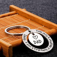 Load image into Gallery viewer, Dad Christmas Gifts Dad Stocking Stuffers Dad Presents Fathers Day Birthday Gifts for New Dad Father to Be from Wife Valentine Wedding Gifts for Stepdad Husband Men Him Father of the Bride Keyring
