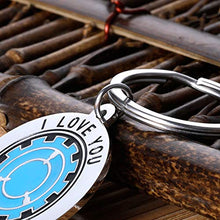 Load image into Gallery viewer, I Love You 3000 Keychain Anniversary Birthday Thanksgiving Inspire Gift for Son Daughter Mom Papa Valentine Day for Girlfriend Boyfriend Jewelry for Her Him