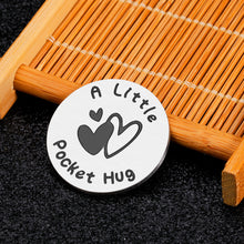 Load image into Gallery viewer, Pocket Hug Token Coin Gifts for Boyfriend Girlfriend Stocking Stuffers for Men Women Gifts for Teenage Girls Mom gifts from Daughters Christmas Presents for Teens Boys Husband Birthday Valentine Gift