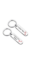 Load image into Gallery viewer, Funny Couple Valentines Gift for Husband Boyfriend Birthday Wedding Anniversary Keychain for Hubby from Wife Girlfriend Stocking Stuffer for Him Men Fiance from Fiancée Bride Gag Keyring