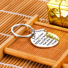 Load image into Gallery viewer, Boss Appreciation Leader Gifts Boss Day Coworker Leaving Gifts Keychain for Men Women Boss Supervisor PM Mentor Coach Coworker Mentor Going Away Thank You Gifs for Retirement Manager Boss Key Ring
