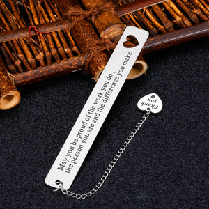 Christmas Office Gifts Employee Appreciation Gifts for Coworkers Leaving Gifts Secret Santa Gifts for Coworker Friends Boss Retirement Going Away Farewell Gifts Inspirational Bookmarks for Book Lovers