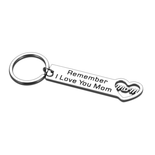 Cute Mom Keychain Mothers Day Birthday Wedding Anniversary Gifs for mommy New Mom Step Mother of The Bride Gifs from Daughter Son Christmas Valentines Day Gifs I Love You Mom Keyring Jewelry