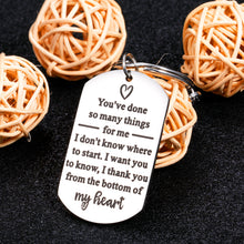 Load image into Gallery viewer, Thank You Gifts for Women Men Coworker Employee Appreciation Gifts Christmas Presents for Teachers Football Coach Vet Tech Gifts Boss Day Birthday Gift for Boss Lady Male Office Gratitude Keychains