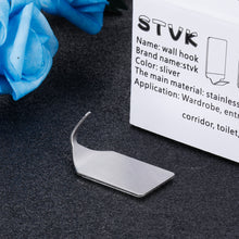 Load image into Gallery viewer, STVK 2 Pcs Bathroom Towel Hooks, Coat/Robe Clothes Hooks, SUS 304 Stainless Steel Wall Hook Heavy Duty for Bedroom,Kitchen,Restroom,Bathroom,Hotel,Brushed Nickel and Wall Mounted wallhooks wallhooks wallhooks