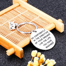 Load image into Gallery viewer, Inspirational Graduation Gifts for Her Him Daughter Son Class of 2021 Graduate Gift from Mom Dad for Nurse Teen Girls Boys Boyfriend Girlfriend High School College Best Friends BFF Key Ring Jewelry
