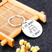 Load image into Gallery viewer, Cat Funny Best Friend Keychain Christmas Birthday Thank You Gifts for Women Men Sister Brother Anniversary Valentine Friendship Presents for BFF Daughter Son Coworkers Cat Keyrings Jewelry